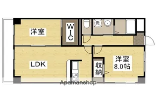 深可ヒュッテ【4階】の間取り