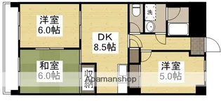 ヤマシタ大元ビル【5階】の間取り