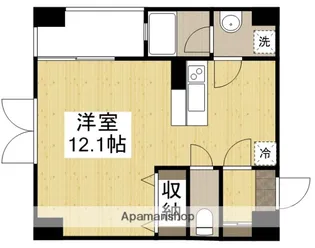 HIGHS TOP表町【2階】の間取り