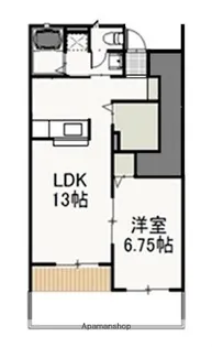 ファミーユ・ビボ F【1階】の間取り