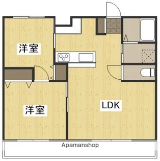コゼニマンション【1階】の間取り
