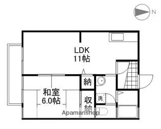 ファンコーポレーションA【2階】の間取り