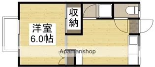 コーポホワイト田【1階】の間取り