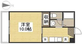 ベルホワイト【102号室】の間取り
