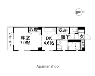ファルマプラス【5階】の間取り
