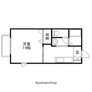 アルティマA【102号室】の間取り