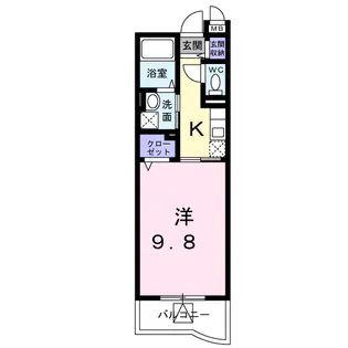 アヴィオン A【1階】の間取り