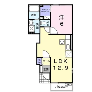 T’S SQUARE 雅【1階】の間取り