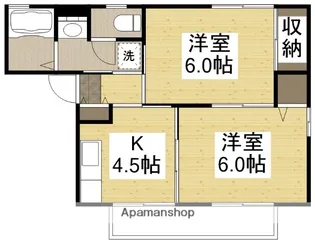 ETOIR【1F号室】の間取り
