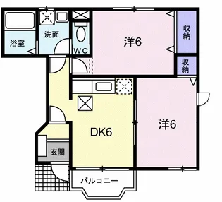 ブライトノース【1階】の間取り