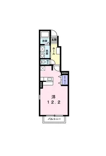ラ・フォンテ B【1階】の間取り