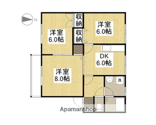 メゾンアスカ【2階】の間取り