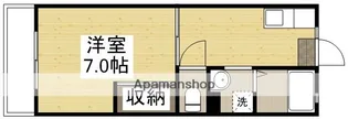 エトワール西川原【201号室】の間取り