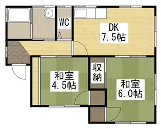 岡山県岡山市南区泉田4丁目【一戸建】の間取り