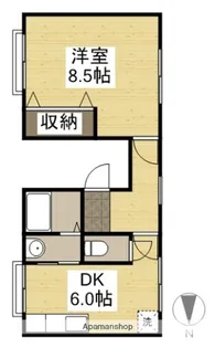 メゾン長谷川【301号室】の間取り