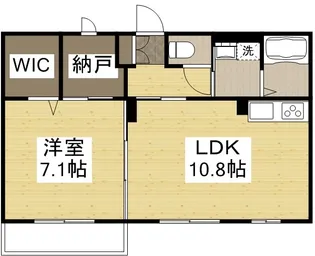 レインボー清風【2階】の間取り
