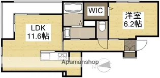 エストガーデン【3階】の間取り