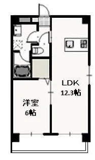 Saison clair【6階】の間取り