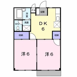 エルディムカーサΙ【1階】の間取り