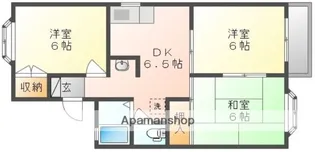 ミサワアイタウンB棟【2階】の間取り