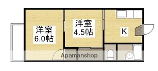 プラジール門田【2階】の間取り