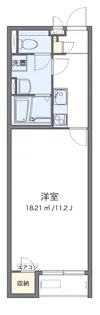 クレイノレガーレ長船【2階】の間取り