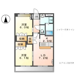 ペガサス和気Ⅰ番館【1階】の間取り
