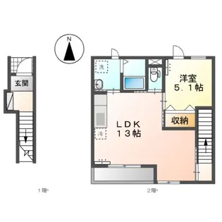 ヴァンヴェールⅡ【2階】の間取り