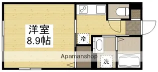 ルミエール西川原【107号室】の間取り