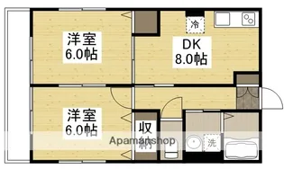 ハイム川東 南棟【1階】の間取り