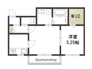 イーストヒルズ【202号室】の間取り