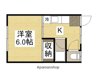 寿コーポ【102号室】の間取り