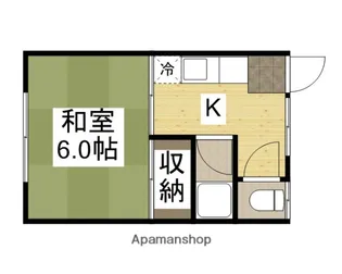 寿コーポ【207号室】の間取り