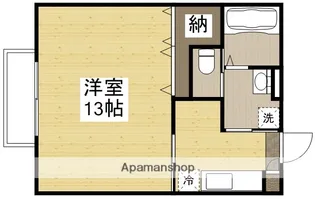 ドムスフローラ B棟【2階】の間取り