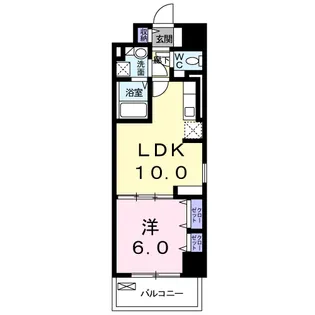 レジデンス柳町【10階】の間取り