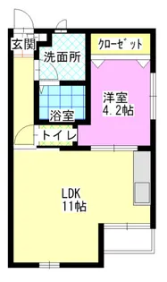 サン・ファミル弐番館【2階】の間取り
