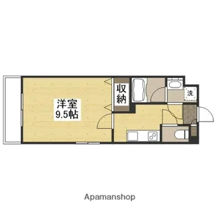 ピアマーレ大供【4階】の間取り