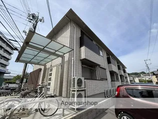 岡山県岡山市北区津高【アパート】の外観