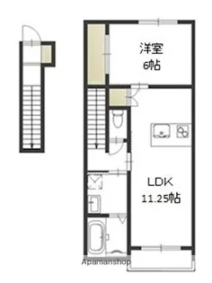 カーサ リヒト(CASA LICHT)【2階】の間取り