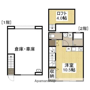 OHDARA BASE【1号室】の間取り