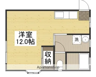 メゾンベルビュー【206号室】の間取り