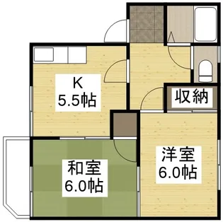 レジデンスあずま【101号室】の間取り