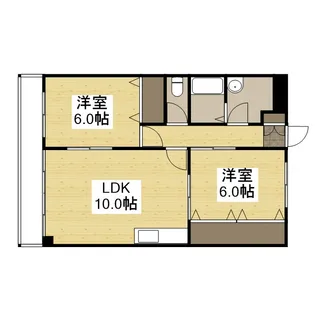 大安寺パークハイム【3階】の間取り