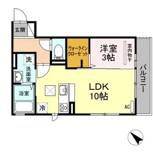 LUCE【1階】の間取り