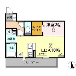 マリージョア【3階】の間取り