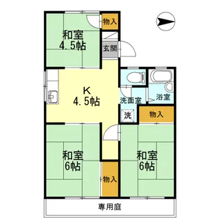 あかり D棟【1階】の間取り