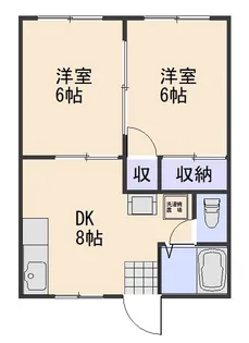 福井ハイツ【1階】の間取り
