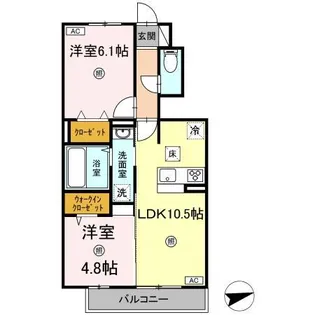 マーメゾン【1階】の間取り