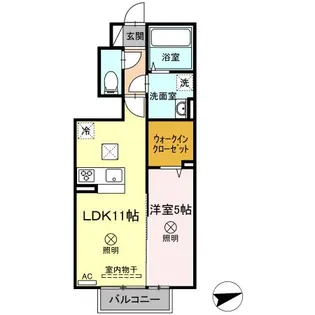 マーメゾン【1階】の間取り