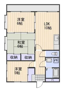 マンションエトワール【3階】の間取り